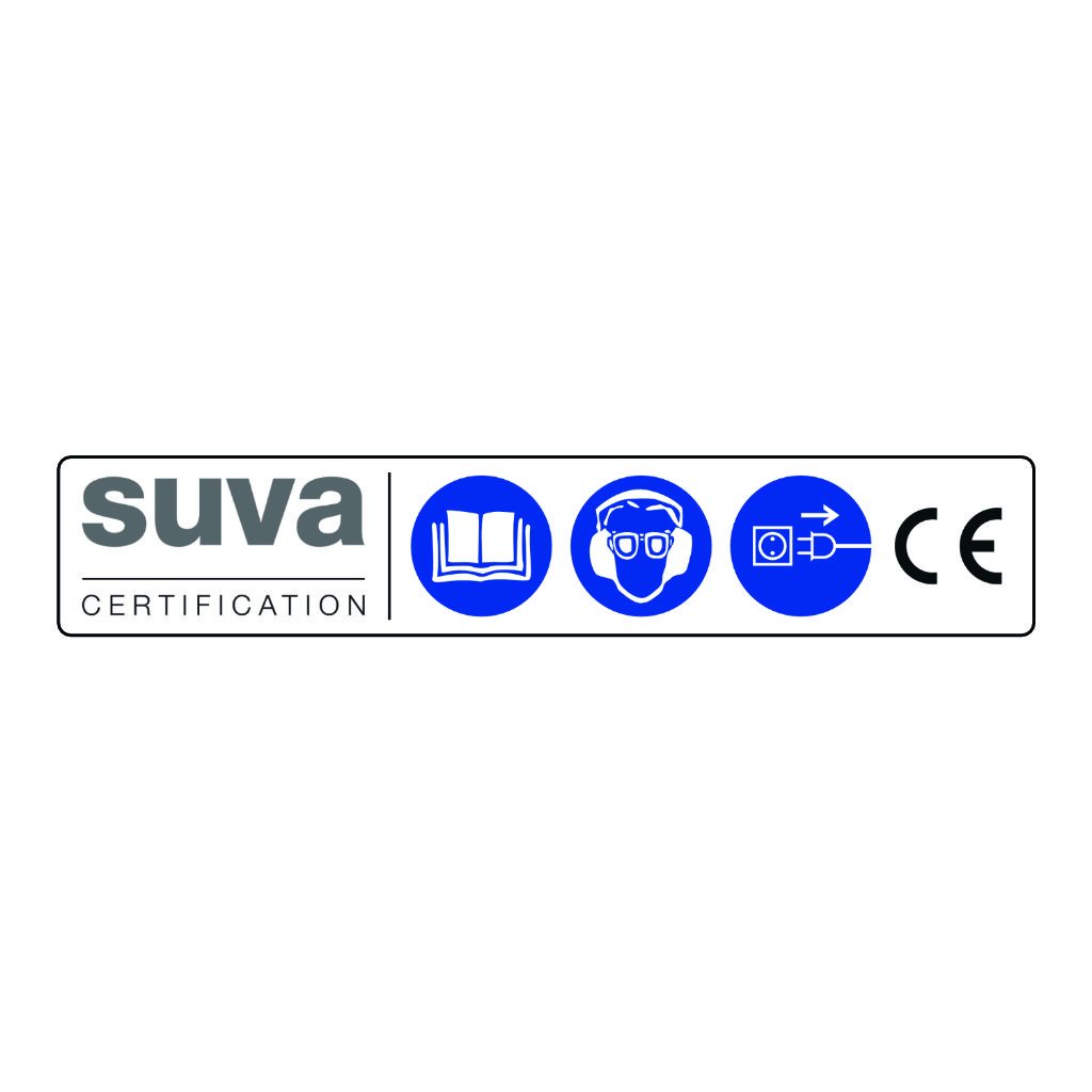 Aufkleber Suva Certification